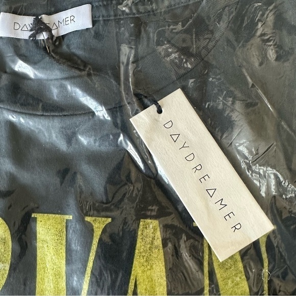 Daydreamer Nirvana Smiley Merch Tee in Vintage Black - Picture 6 of 11